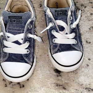 Toddler Street OX denim converse